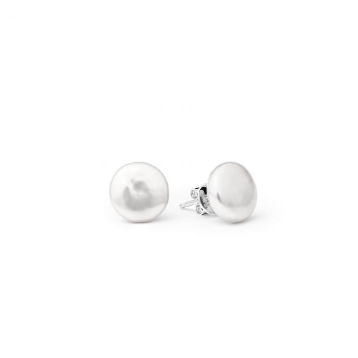Auskarai su dideliais perlais - perlas 12mm
