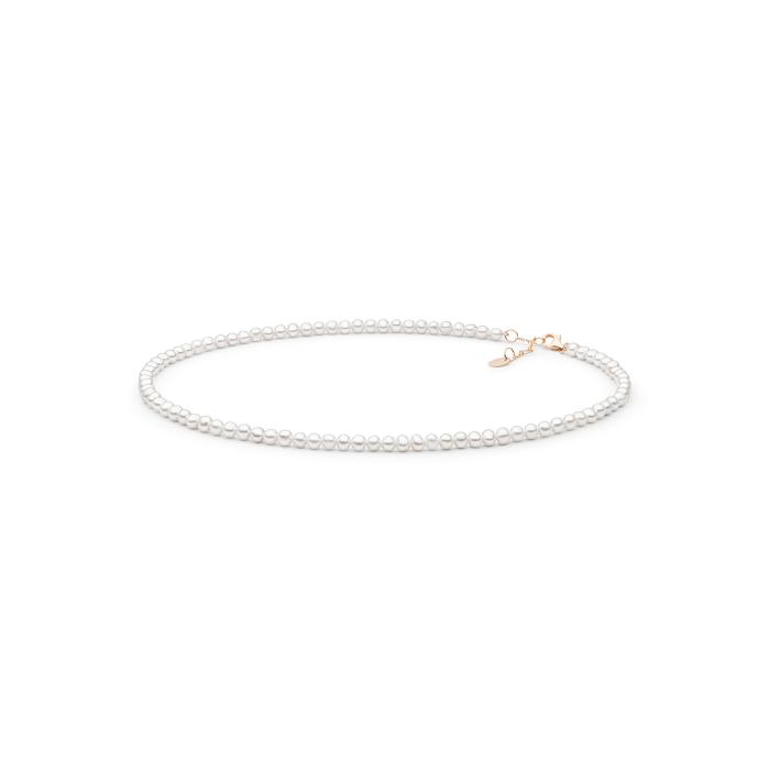 Minimalistinis Vasaros Perlų vėrinys -  perlai 5mm, 39-43cm  