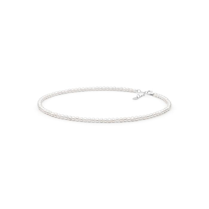 Minimalistinis Vasaros Perlų vėrinys -  perlai 5mm, 39-43cm  