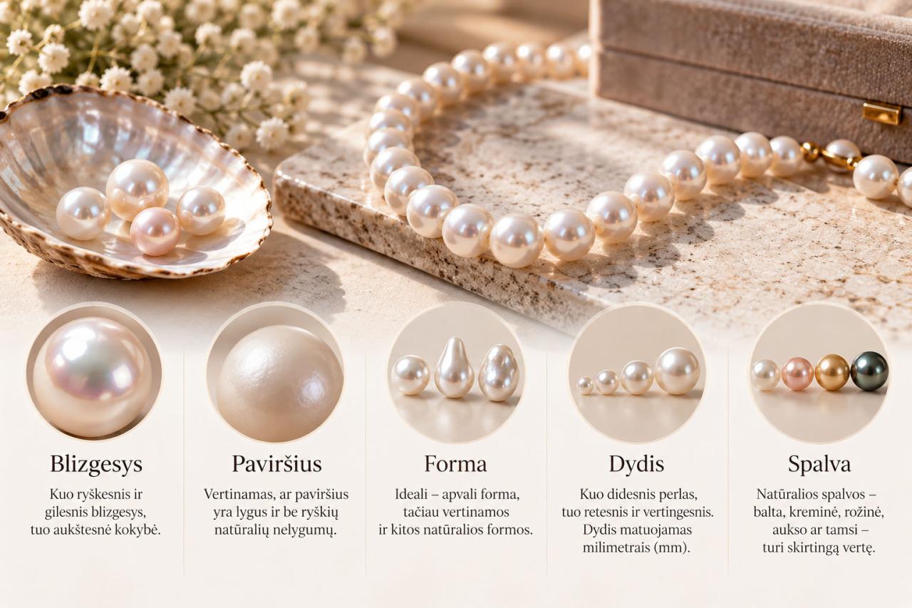 Pearl Quality Guide in Warm Luxury